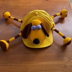 Yellow and Brown Dog Hat for Kids
